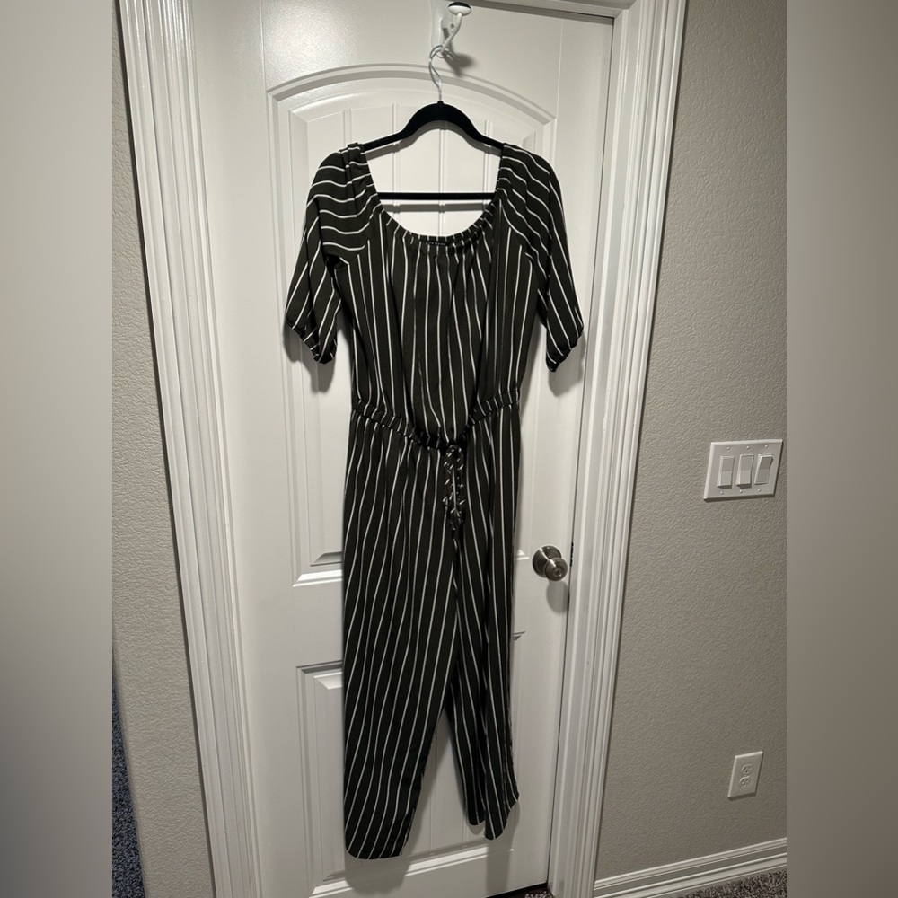 Haute Monde Stripped Jumpsuit